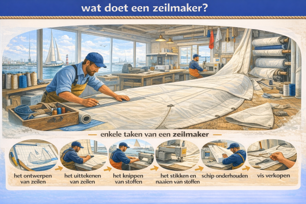 Alles over het beroep zeilmaker Wat doet een zeilmaker